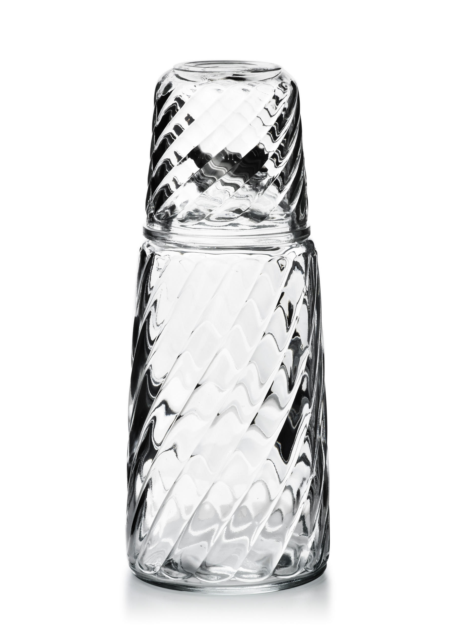 FLASCHE Hollie Transparent 10/10/26 cm Glas - Transparent, Glas (1.1L) - Mondex