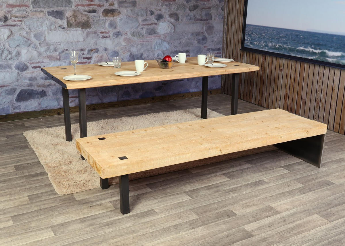 ESSZIMMER-SET Braun - Braun, Holz (200/75/90cm) - MCW