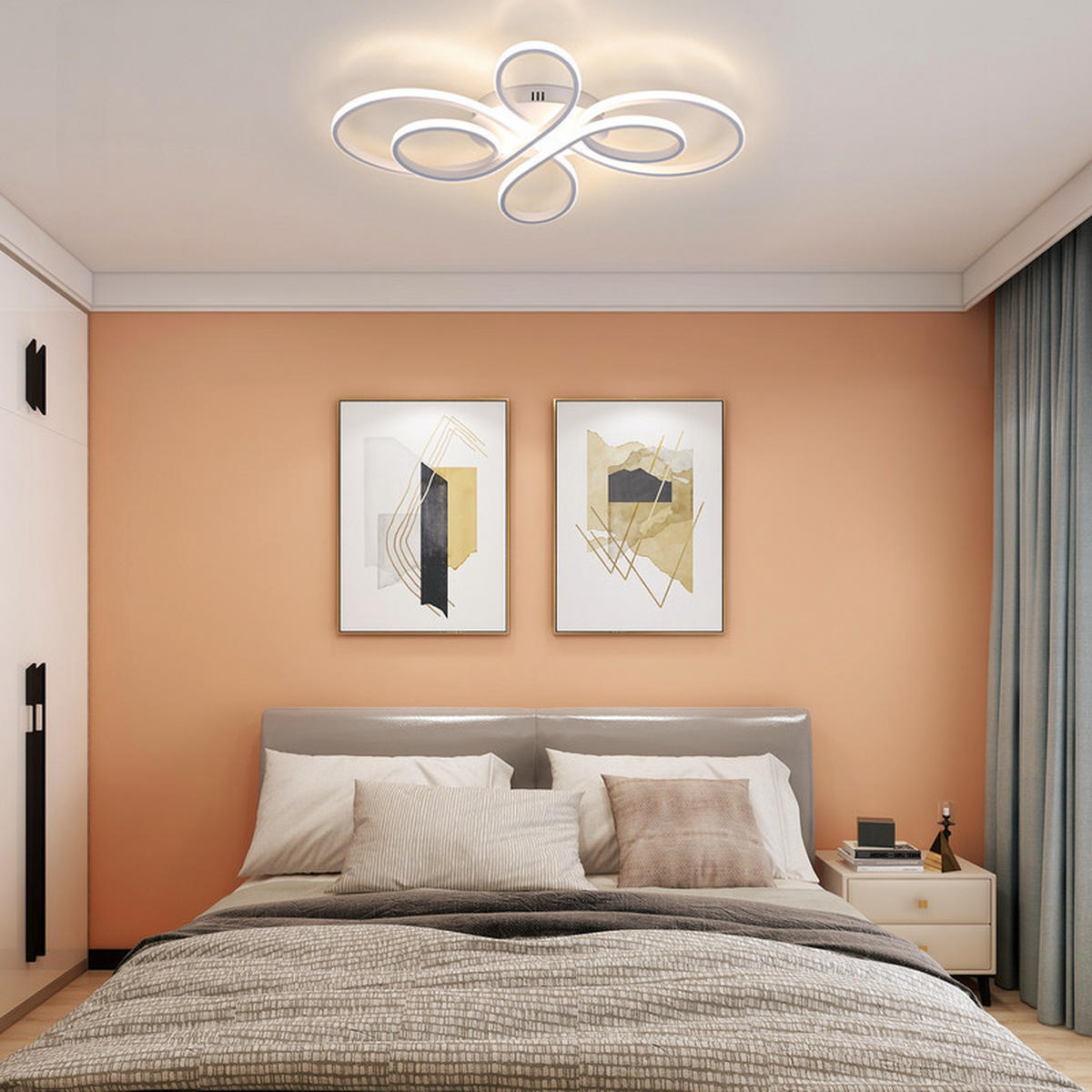 LED-DECKENLEUCHTE Filderstadt II 40/26.5/3.5cm - Weiß, Metall (40/26.5/3.5cm) - Nettlife