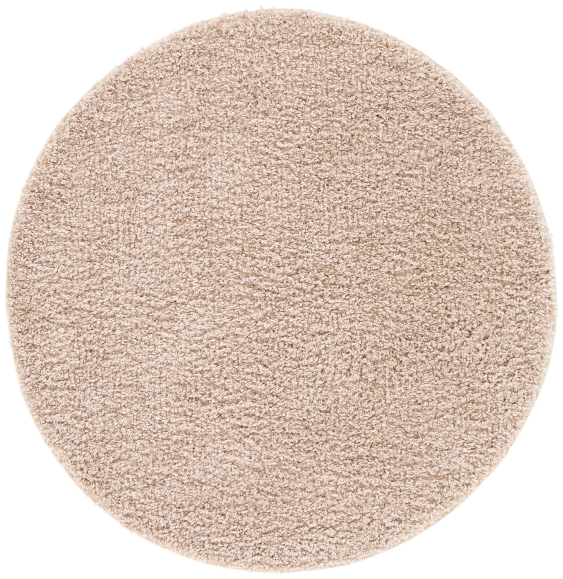 Steffensmeier Hochflorteppich Beige 120x120 cm