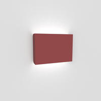 LED-WANDLEUCHTE Band S - Rot, Metall (15.4/11/3.6cm) - Lumicom