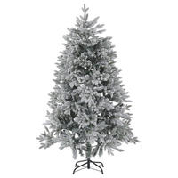 WEIHNACHTSBAUM 180 cm Weiß Foraker - Weiß, Kunststoff (180cm) - Beliani