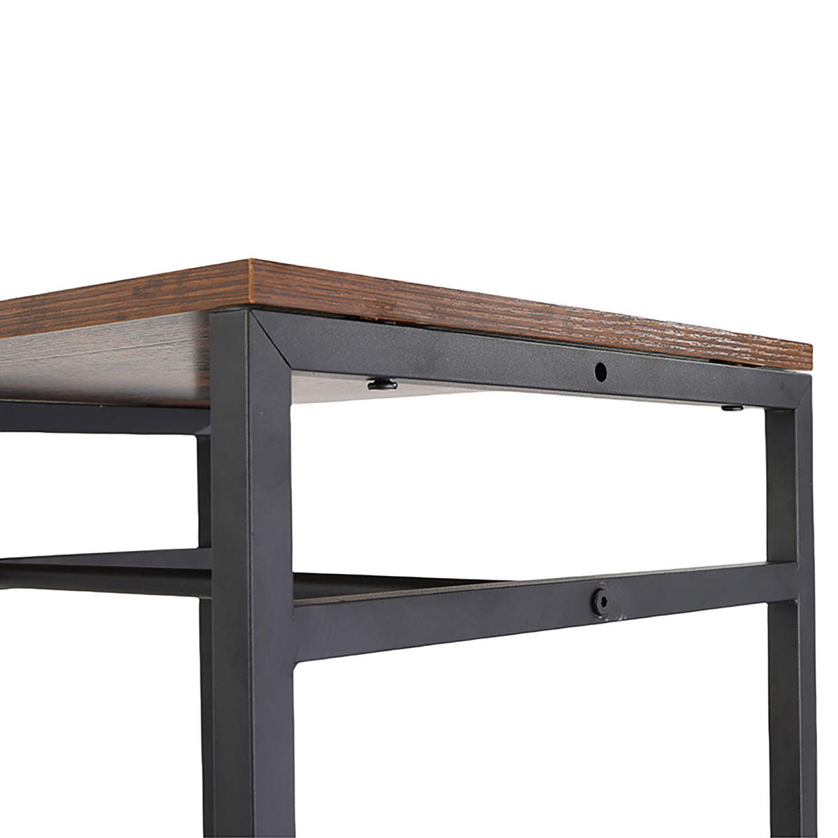 GARDEROBE - Schwarz, Holzwerkstoff/Metall (94.5/180/40cm) - Relaxdays