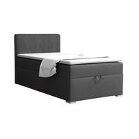 BOXBETT TEEN 4 90/200 Velours / Cord Anthrazit H3 - Anthrazit, Holz/Holzwerkstoff (90/200cm) - Deine Möbel 24