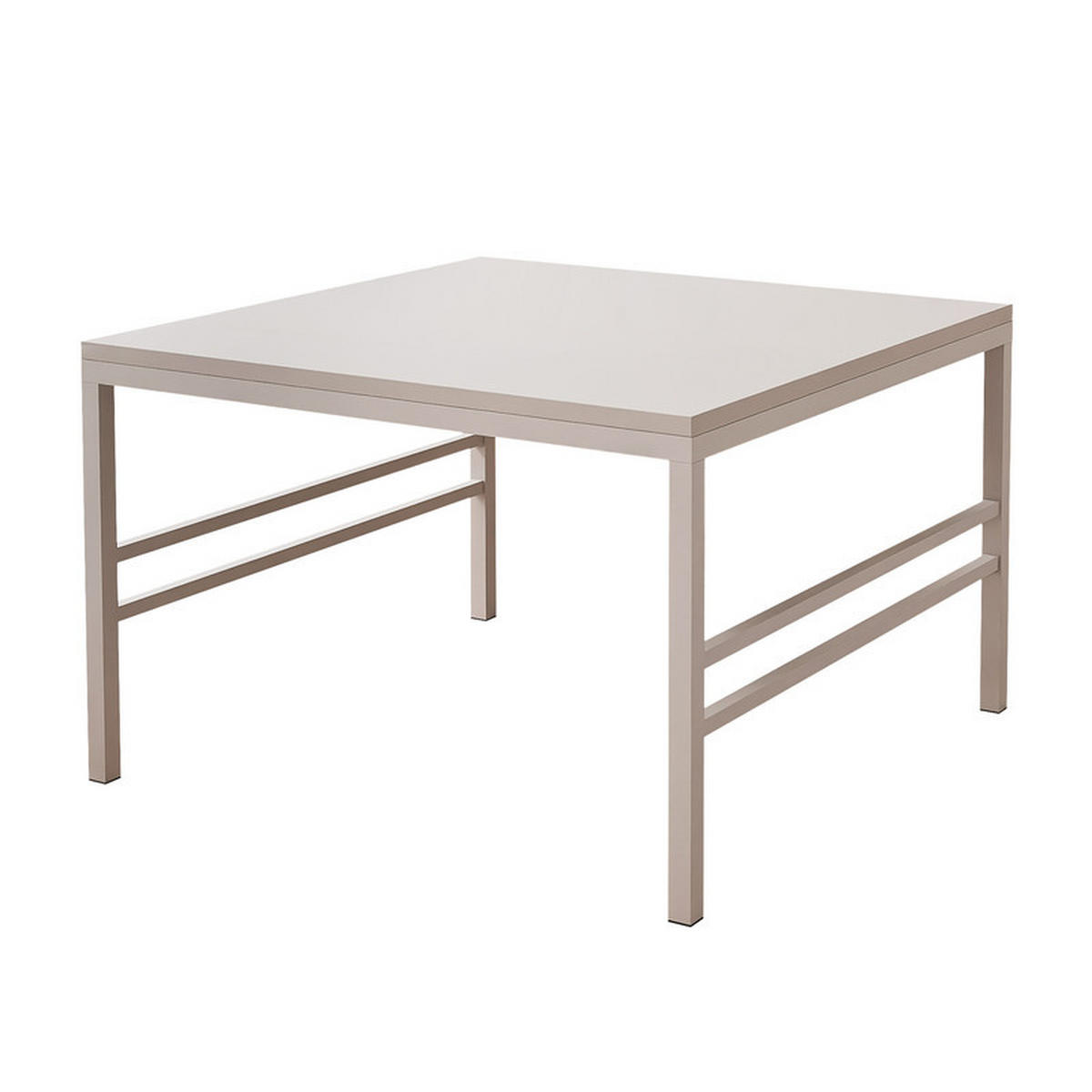 COUCHTISCH FORMA 60/60 cm Quadrat, Kaschmir - Kaschmir, Metall (60/60/46cm) - Idohome