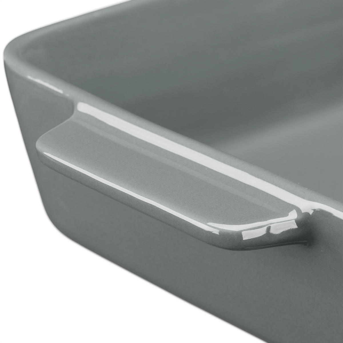 3-DIELNA súprava zapekacích foriem - sivá, keramika (20/33/6cm) - Relaxdays