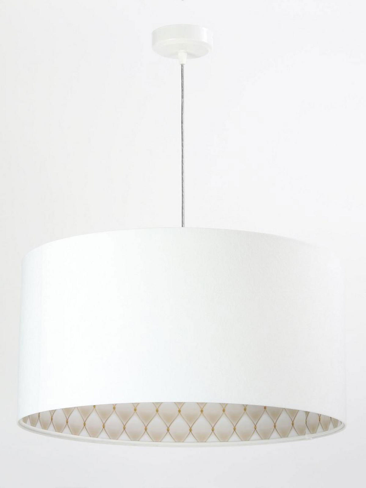 HÄNGELEUCHTE Weiß 60/30 cm - Beige/Weiß, Kunststoff (60/1.1/30cm) - ONZENO