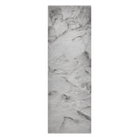 KUNSTFELL-TEPPICH Dave Grau 80x240 cm - Grau, Textil (80/240cm) - benuta Nest