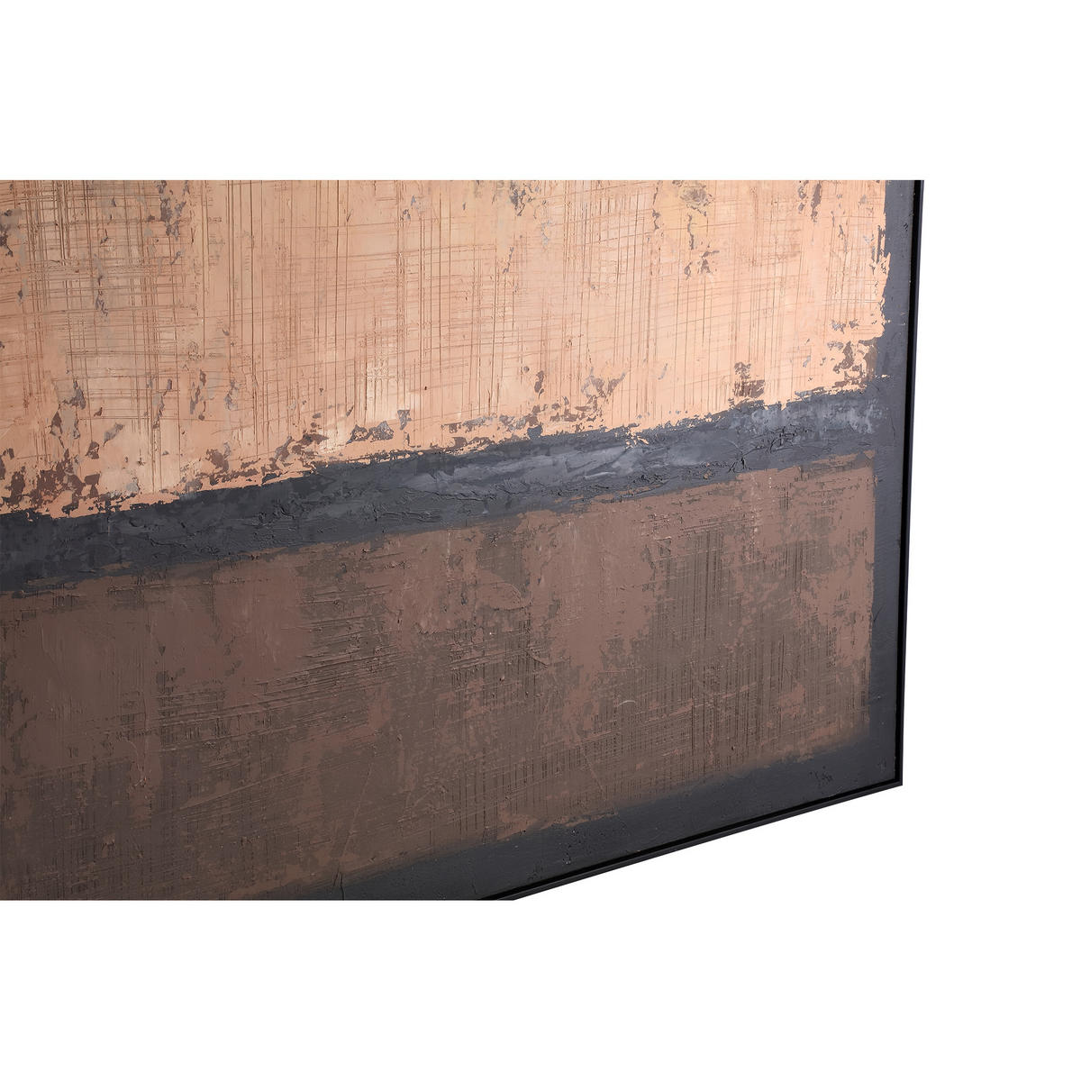WANDPANEEL Asante Braun 122.5/5/122.5cm - Braun, Kunststoff (5/122.5/122.5cm) - PTMD Collection
