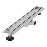 DUSCHRINNE 60cm - Silberfarben, Metall (13.9/7.8/64cm) - LuxeBath