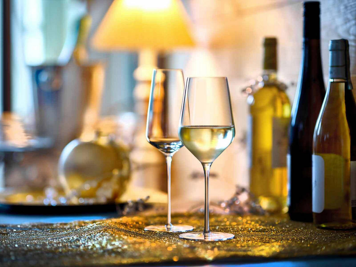 WEIN- UND CHAMPAGNERGLÄSER Starlight transparent 18er Set - Transparent, Glas - Stölzle Lausitz