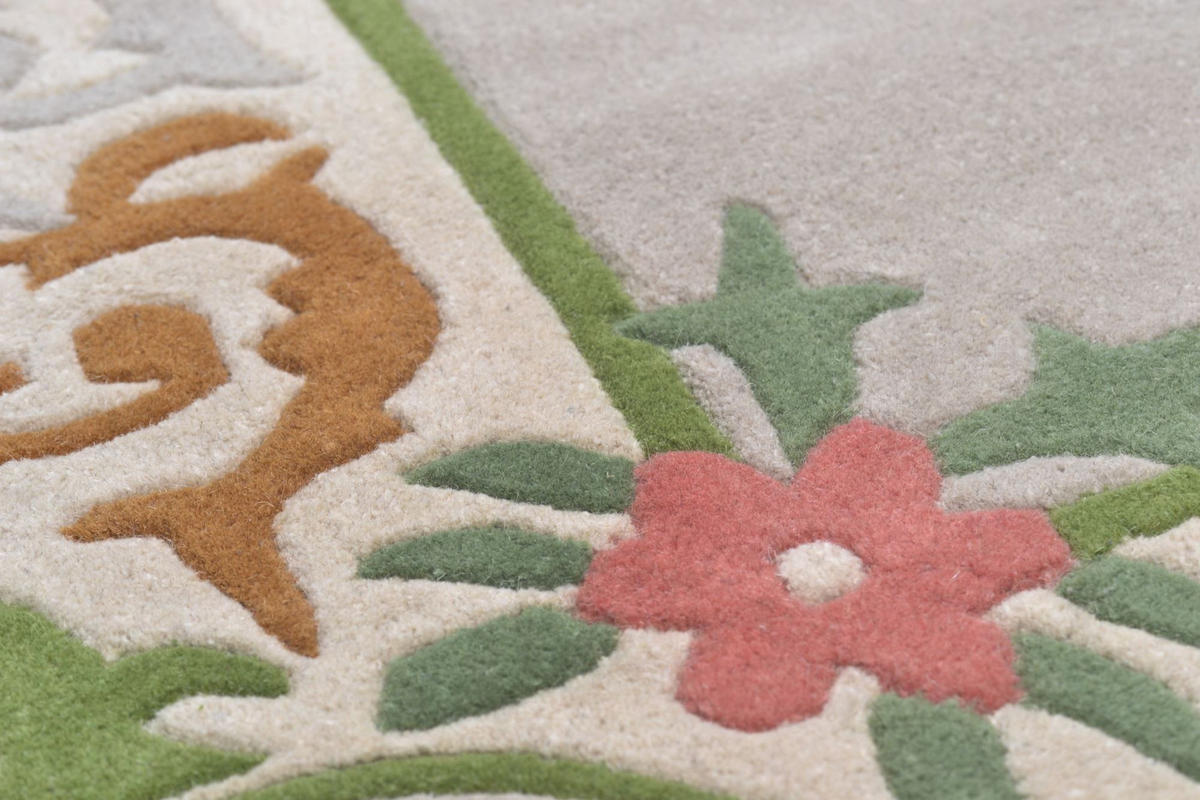 HANDTUFTTEPPICH Hawai 60x90 cm - Beige, Textil (60/90cm) - THEKO