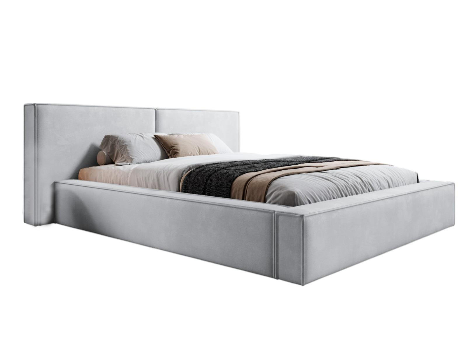 POLSTERBETT HEVEN 140x200 Grau - Grau, Holzwerkstoff (140/200cm) - Compleo24