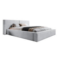 POLSTERBETT HEVEN 140x200 Grau - Grau, Holzwerkstoff (140/200cm) - Compleo24