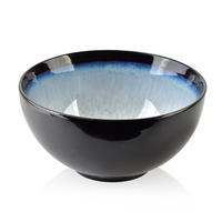 SCHALE Basic Nature Blau 15/15/7 cm Keramik - Dunkelblau, Keramik (15cm) - Mondex