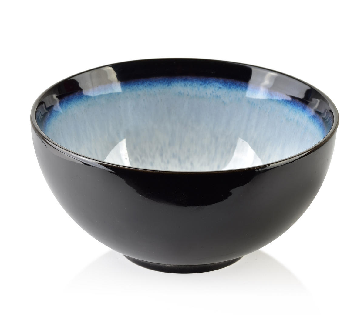 SCHALE Basic Nature Blau 15/15/7 cm Keramik - Dunkelblau, Keramik (15cm) - Mondex