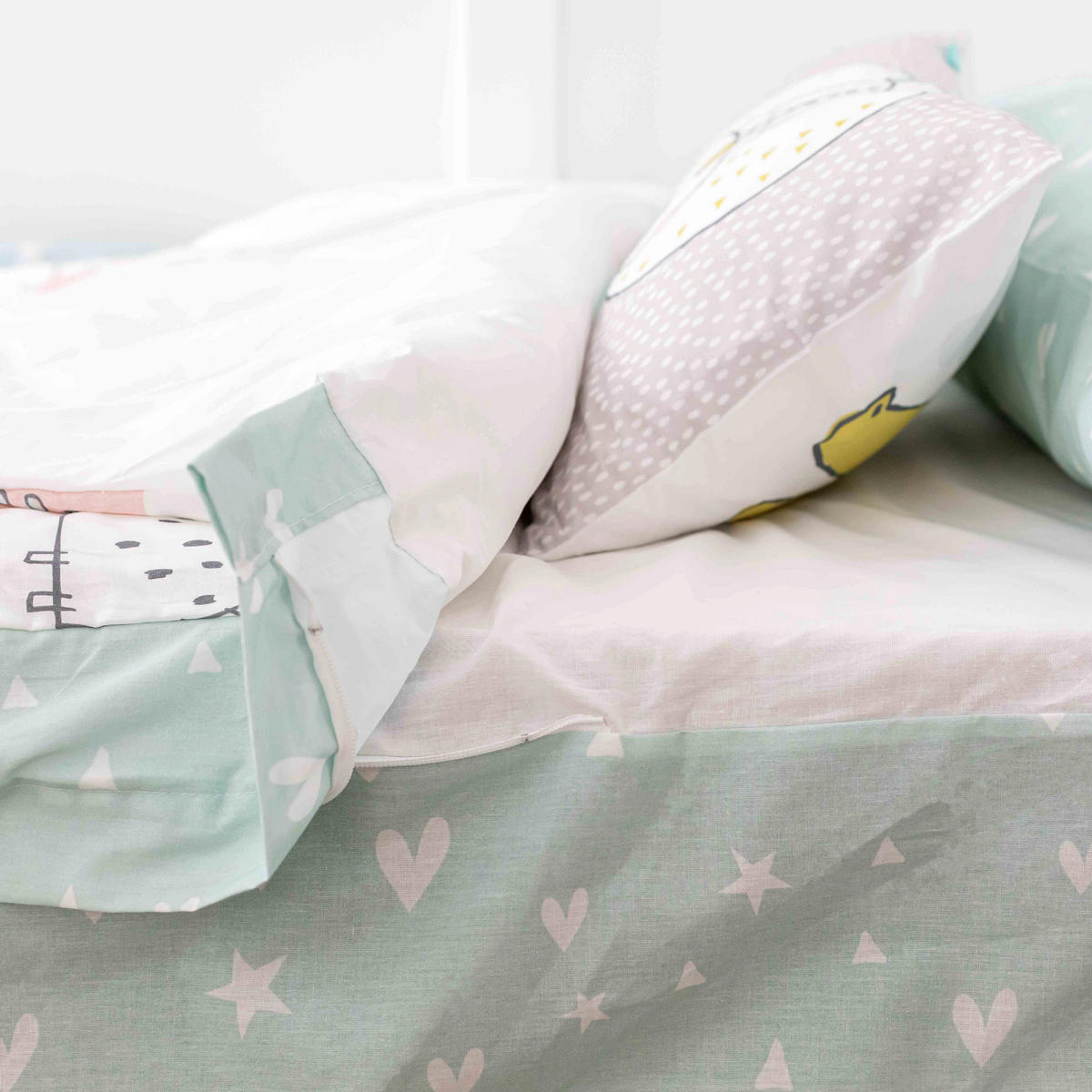 KINDER schlafsack Best buddies 105x200 cm Ohne füllung - Multicolor, Textil (105/200cm) - Happy Friday