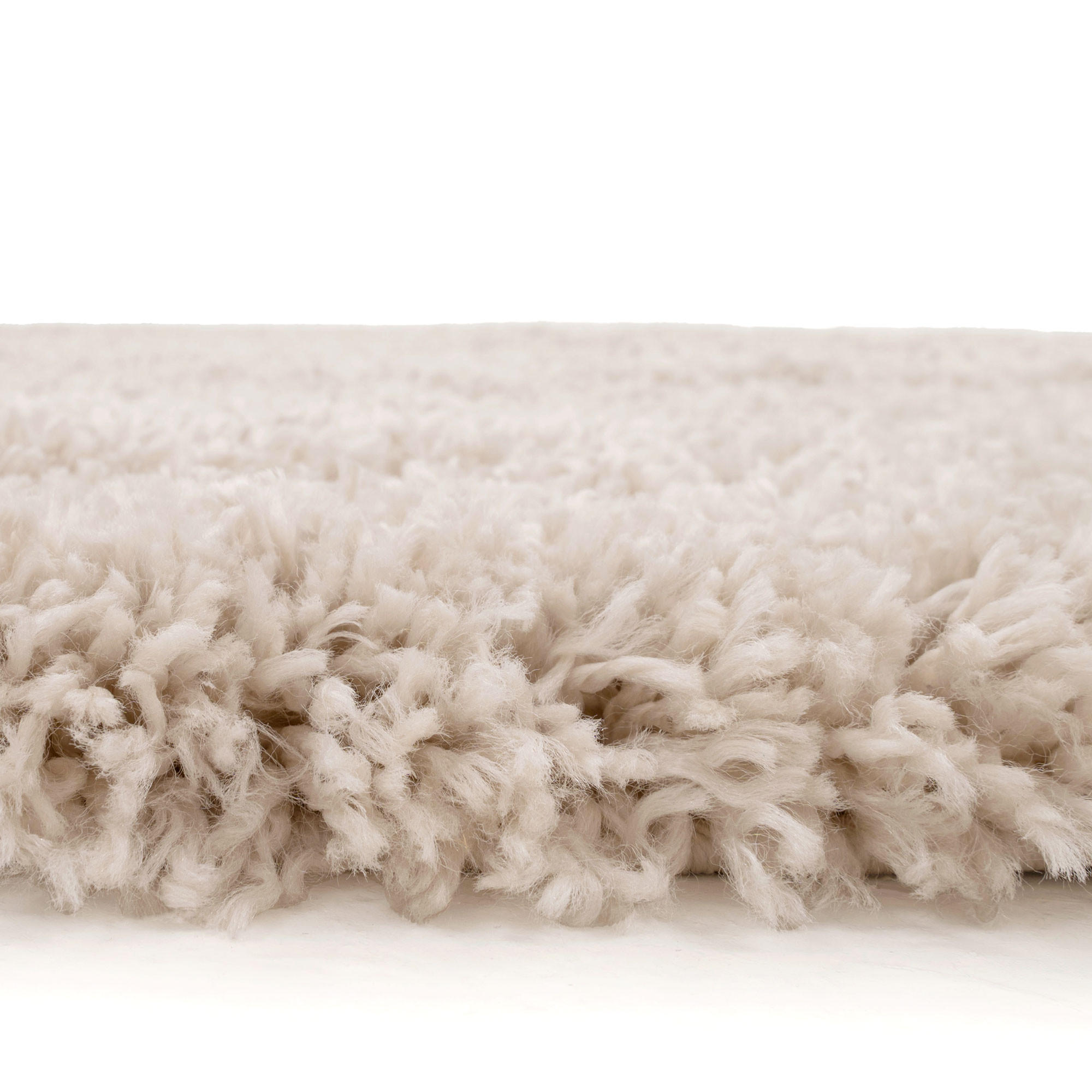 HOCHFLORTEPPICH Hellbeige - Ecru, Naturmaterialien/Textil (240/330cm) - Kukoon Rugs