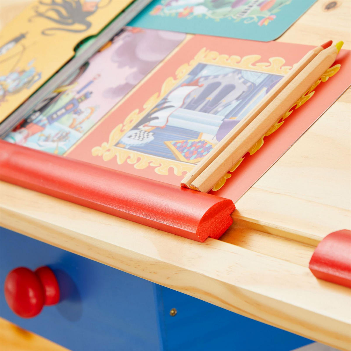 KINDERSCHREIBTISCH FLEXI - Multicolor, Holz (109/75/55cm) - IDIMEX