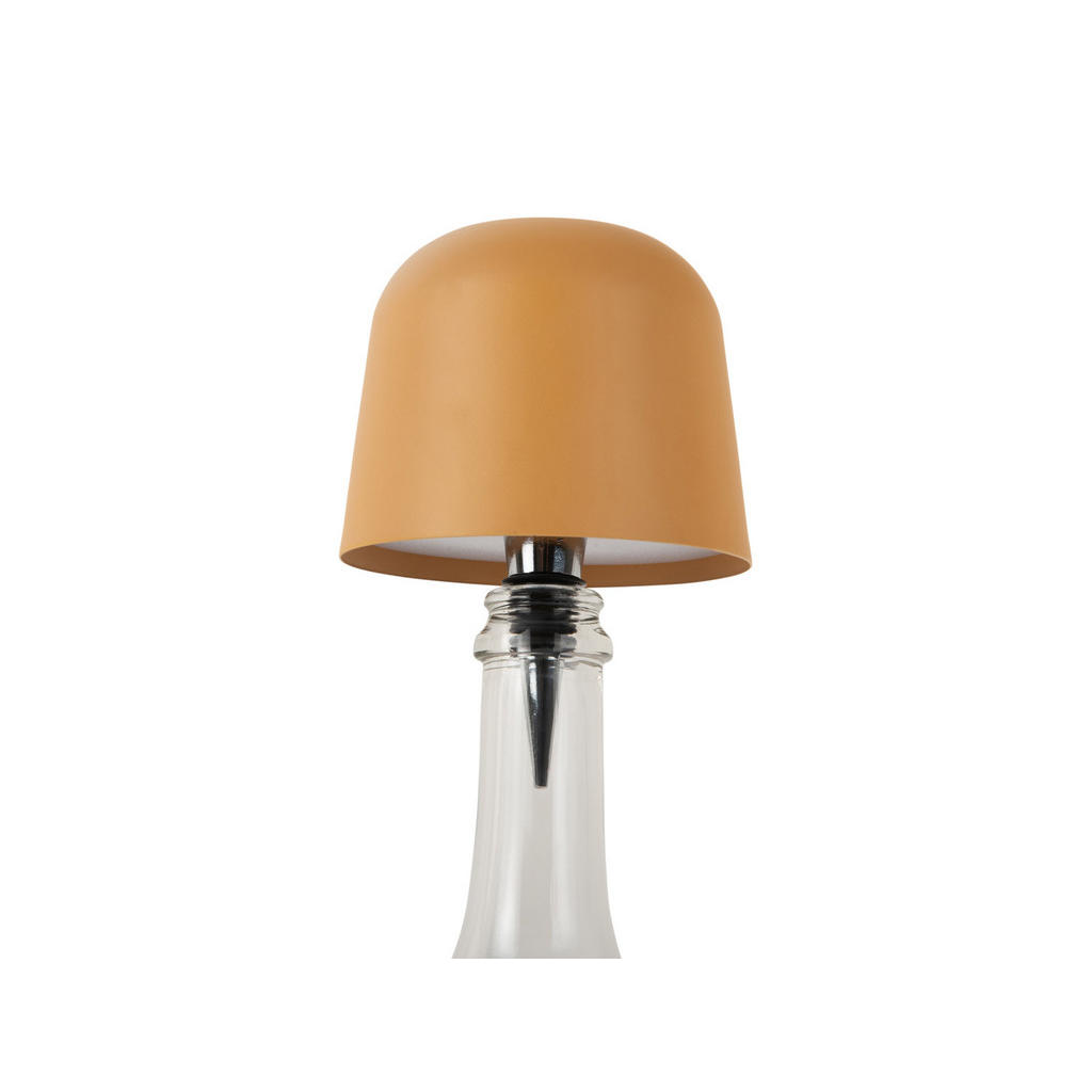 Thumbnail - Leitmotiv Bottle, Gelb, Metall, Rund, 10x13x10 cm, CE, Lampen & Leuchten, Innenbeleuchtung, Tischlampen, Tischlampen