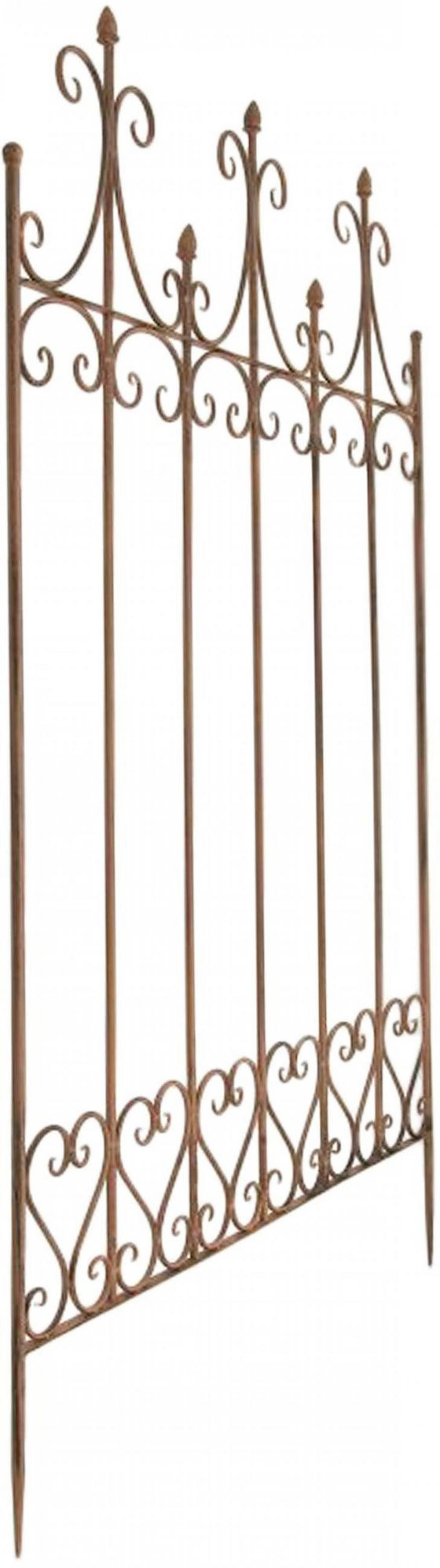 RANKGITTER Metall Antik Braun - Braun, Metall (100/150/2cm) - CLP