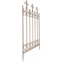 RANKGITTER Metall Antik Braun - Braun, Metall (100/150/2cm) - CLP