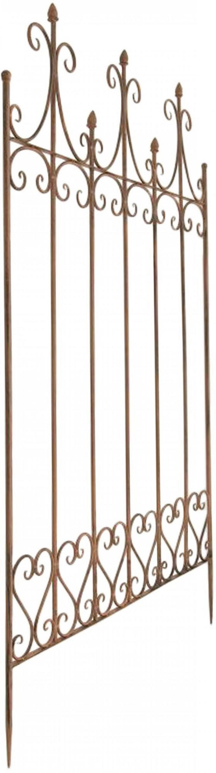 RANKGITTER Metall Antik Braun - Braun, Metall (100/150/2cm) - CLP