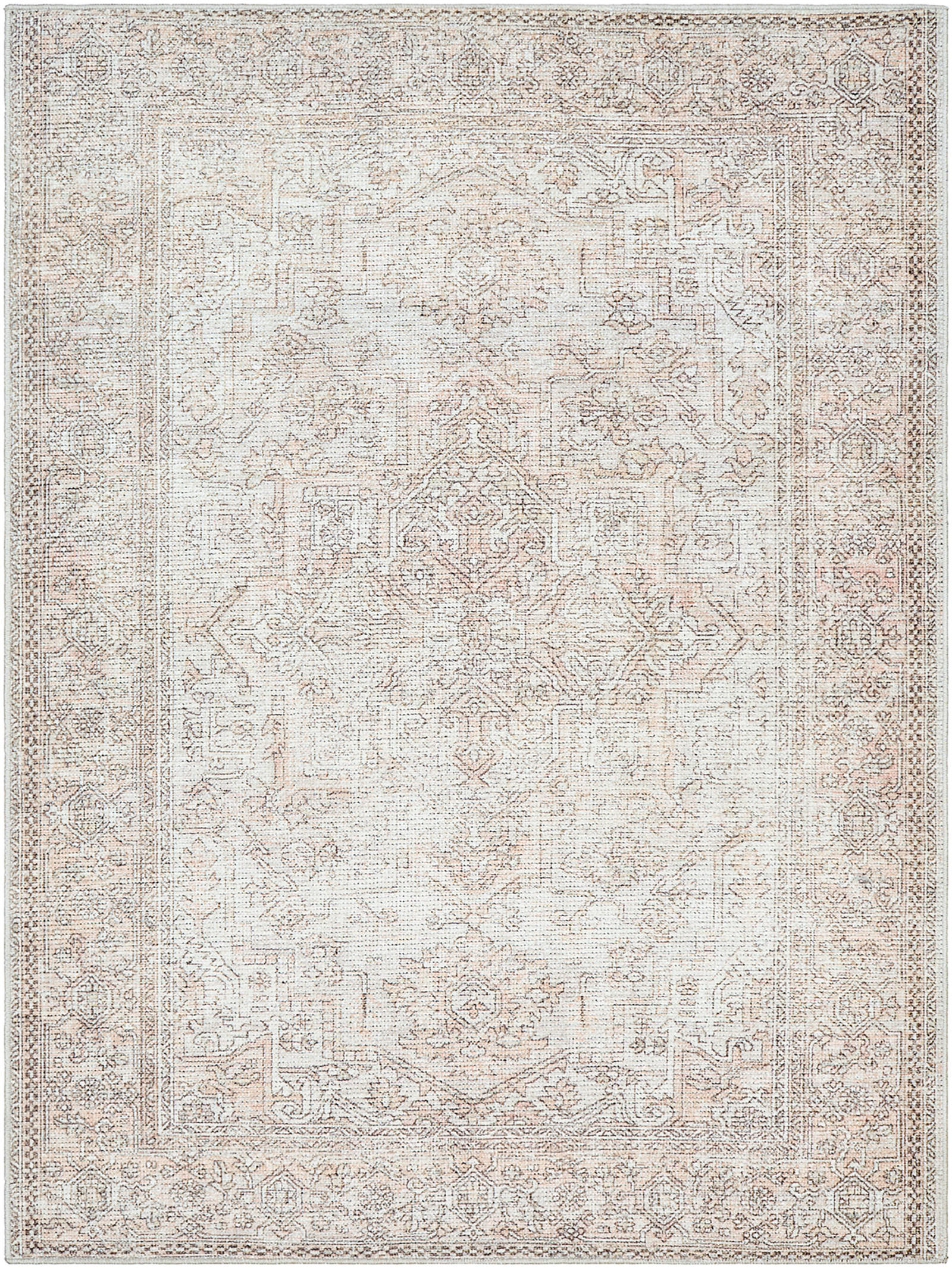 VINTAGE-TEPPICH Margot 200/275 cm Rosa/Creme - Pink, Textil (200/275cm) - LIVABLISS