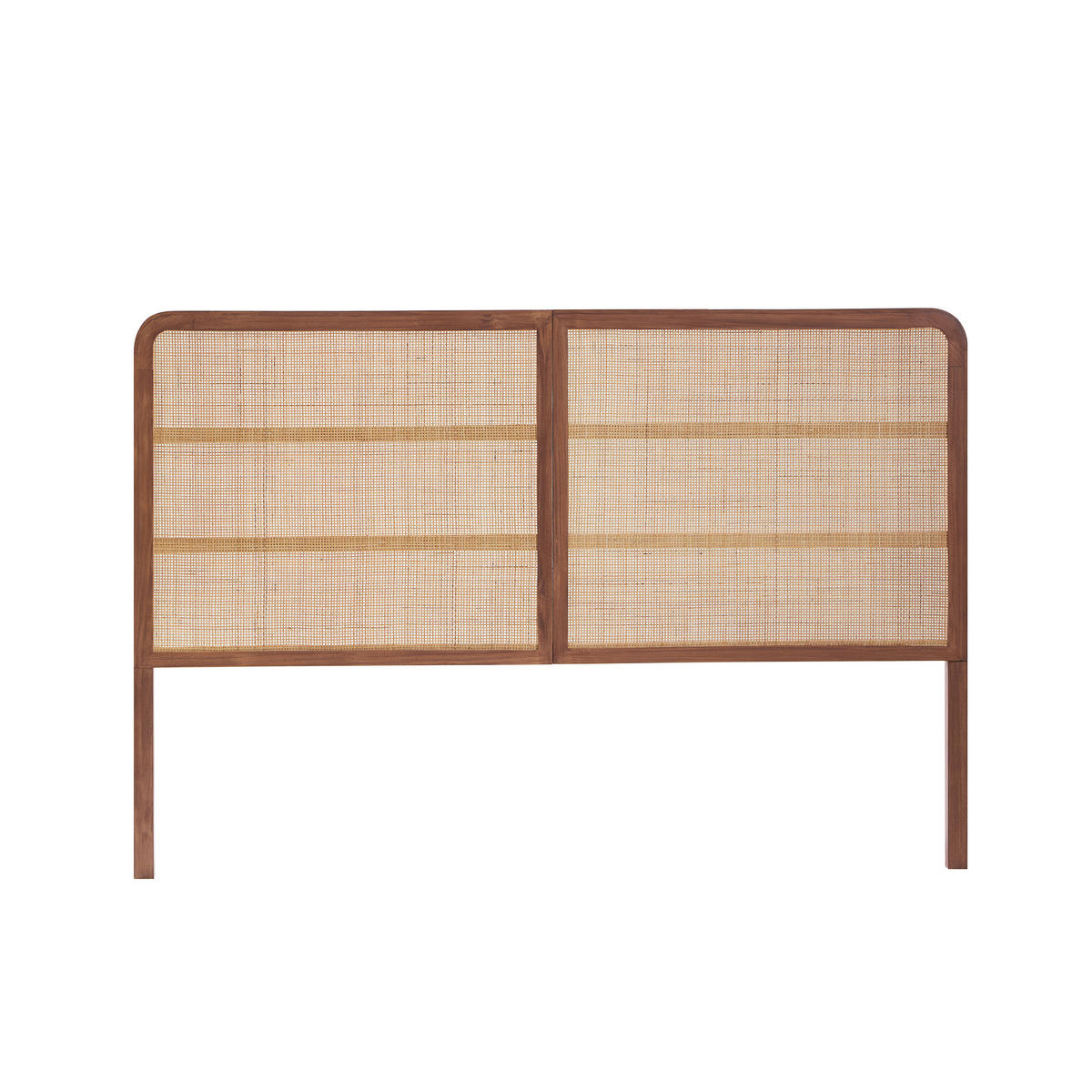 BETTKOPFTEIL Rechteckig Braun 163.5 x 3.5 x 108.5 (cm) - Braun, Holz (163.5/108.5/3.5cm) - Nordlys