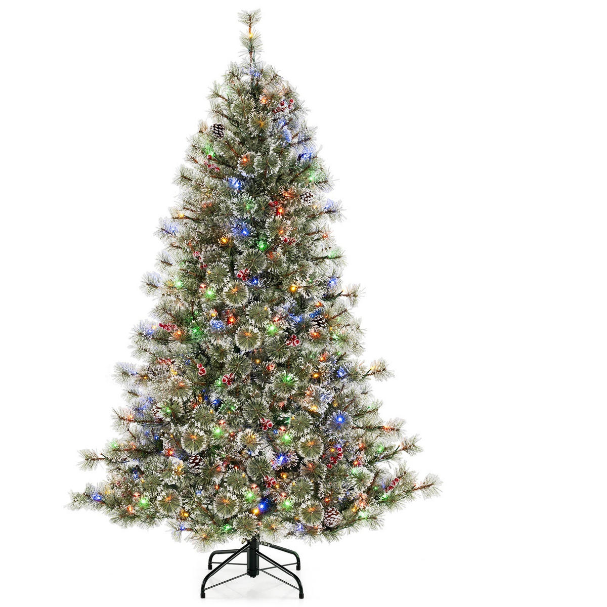 WEIHNACHTSBAUM Grün - Grün, Kunststoff (180cm)