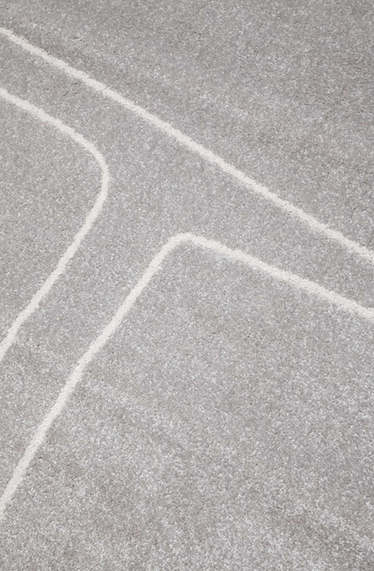 TEPPICH modern Flachgewebe STUDIO Grau 160 x 230 cm - Grau, Textil (160/230cm) - Novatrend