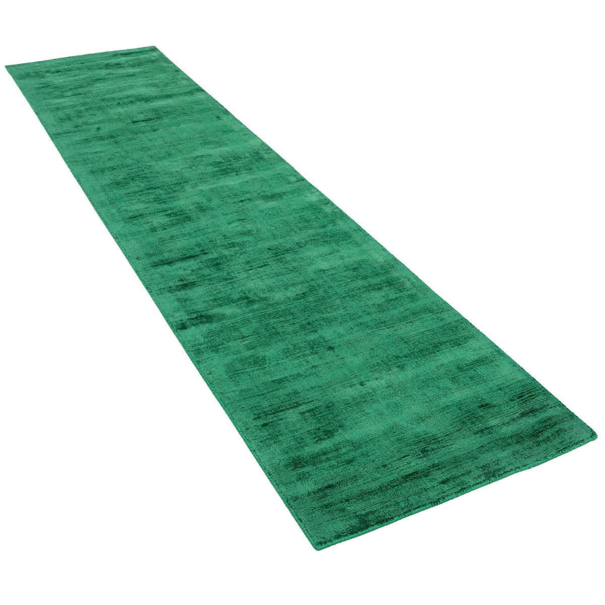 LUXUS DESIGNER TEPPICH LÄUFER ROMA - Dunkelgrün, Textil (70/300cm) - Pergamon