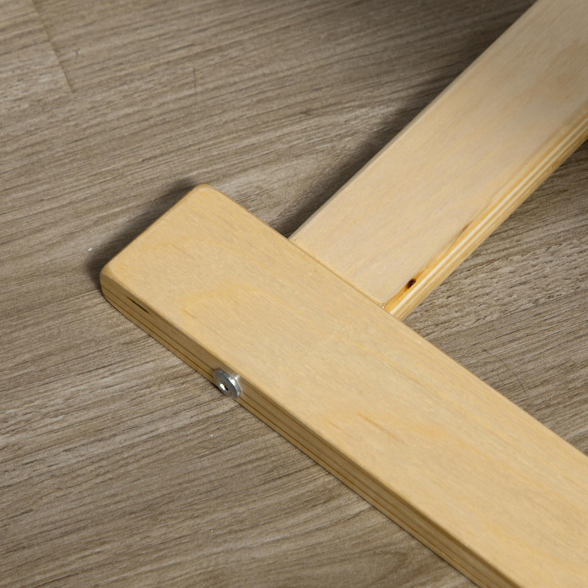 RELAXSESSEL DE-06941 verstellbares Fußteil mit Birkenholz und Auflage Schwarz/Holz - Schwarz, Holz/Textil (94/100/66.5cm) - ComfortXL