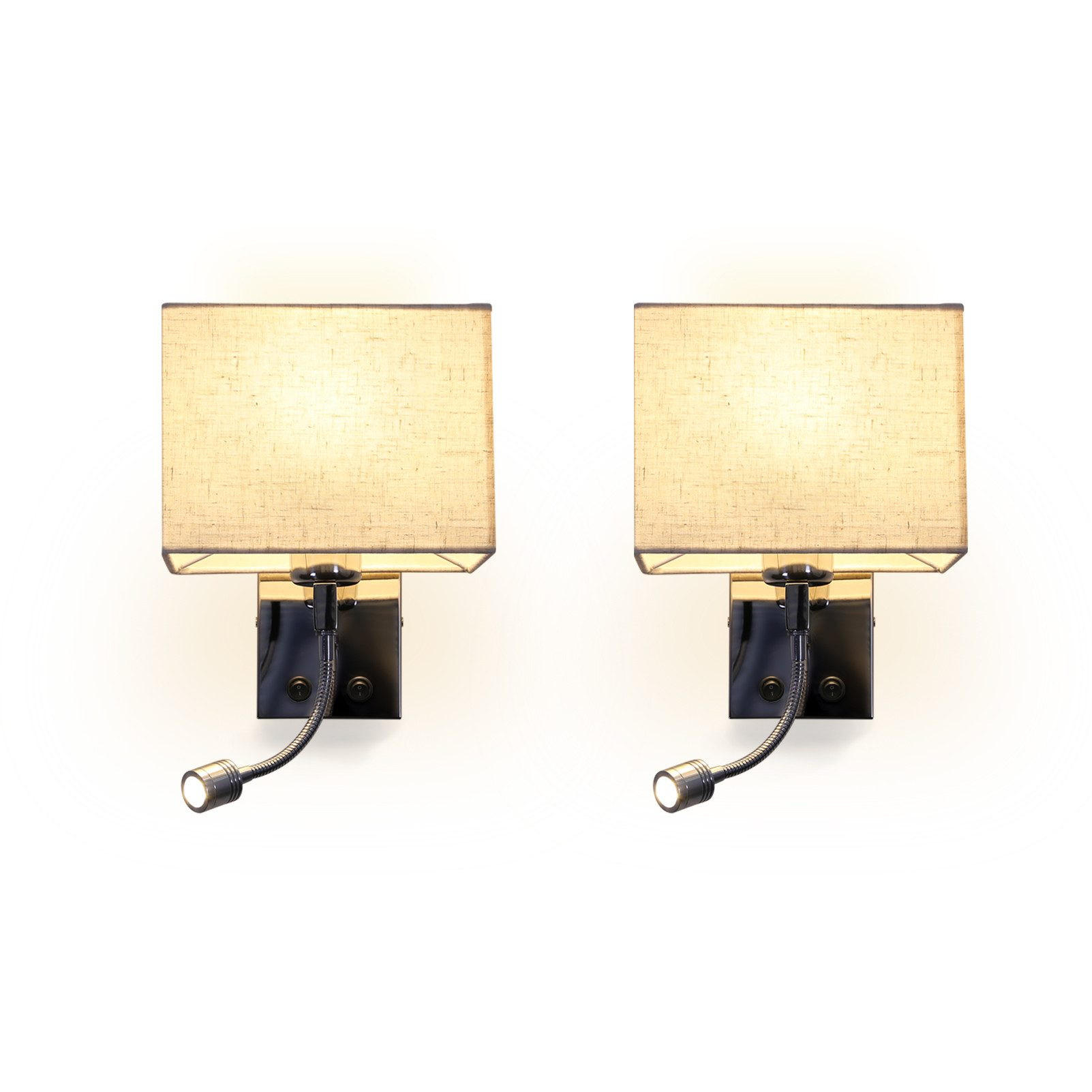 WANDLEUCHTE Pewter 35/17/20 cm - Silberfarben, Metall (17/20/35cm) - ZMH