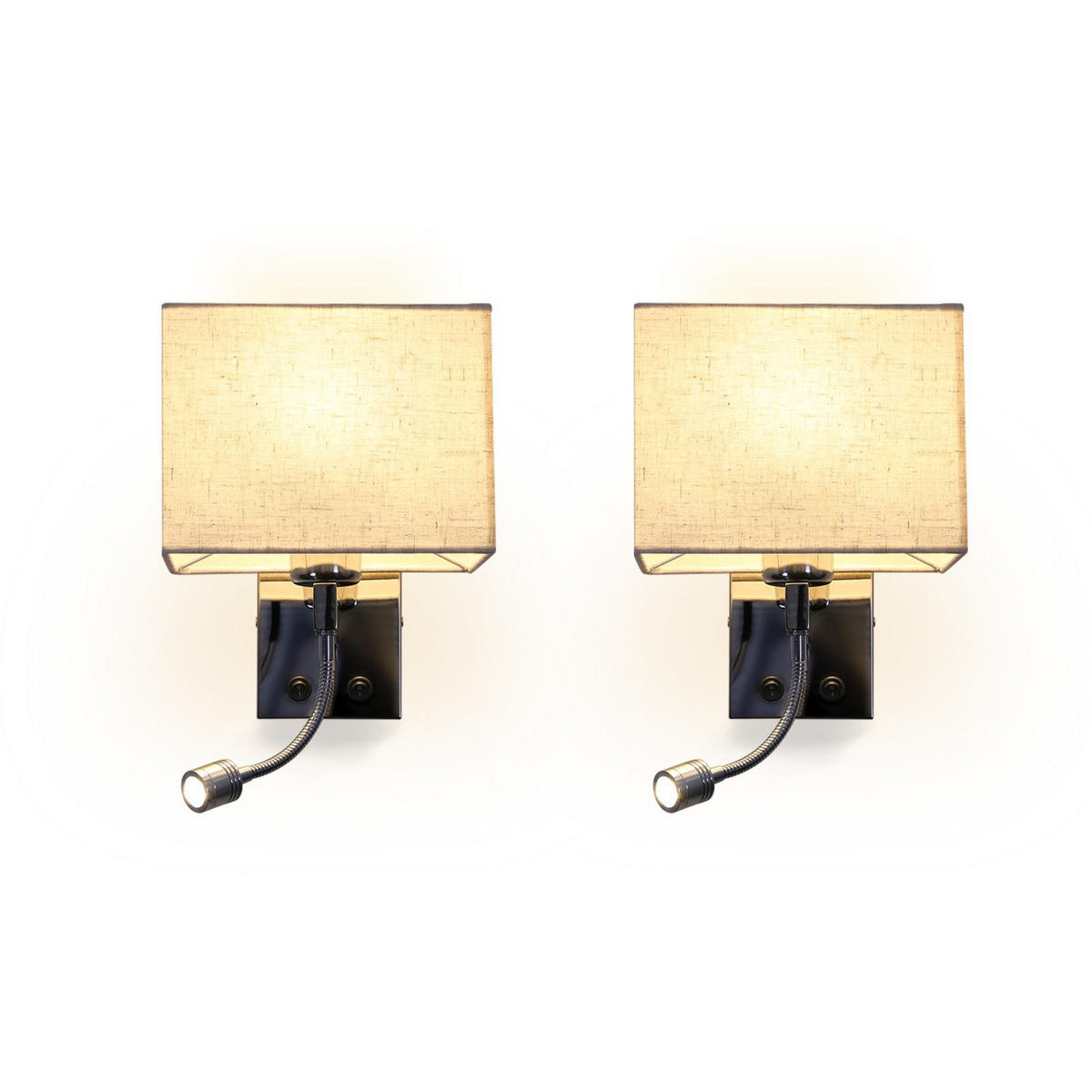 WANDLEUCHTE Pewter 35/17/20 cm - Silberfarben, Metall (17/20/35cm) - ZMH