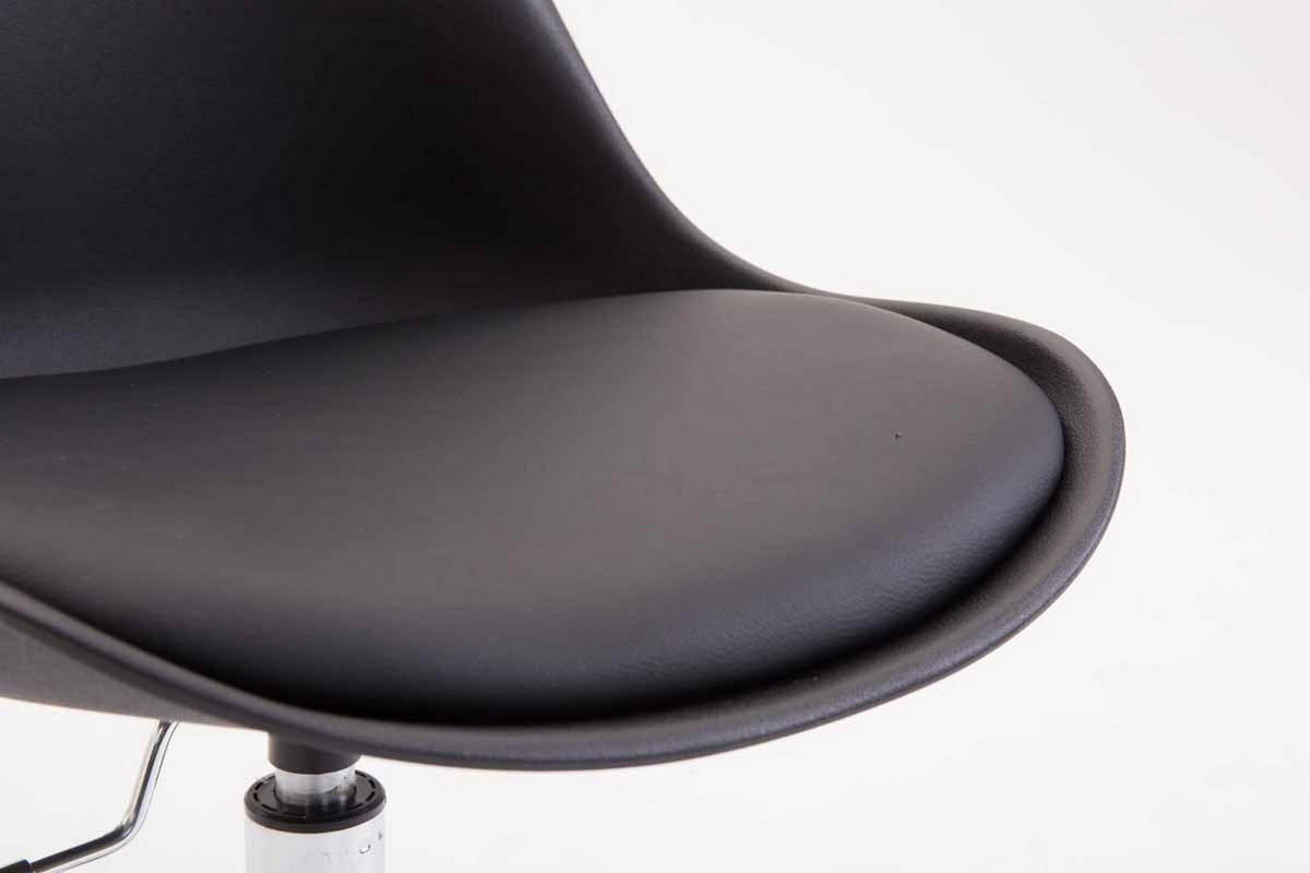 BÜROSTUHL Toulon, Kunststoff Schwarz - Schwarz, Textil/Metall (48/52/54cm) - TPFLiving