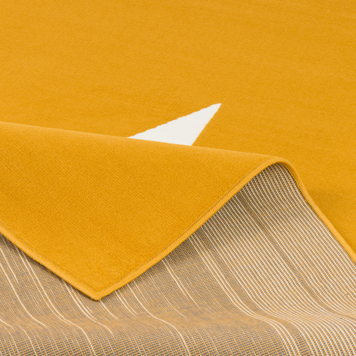 KINDER UND JUGEND TEPPICH TRENDLINE STERN - Currygelb, Textil (80/150cm) - Pergamon