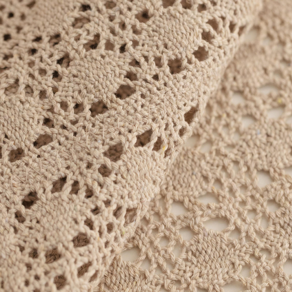 TISCHDECKE Folkelips - Beige, Textil (180/130/1cm) - home&you