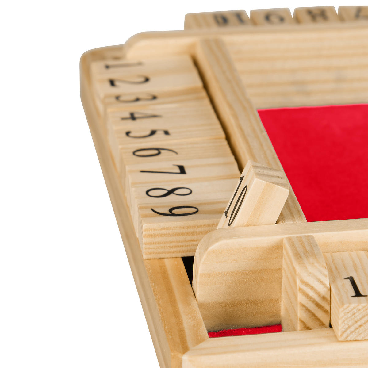 SHUT-THE-BOX - Multicolor, Holz/Holzwerkstoff (22/22cm) - Relaxdays