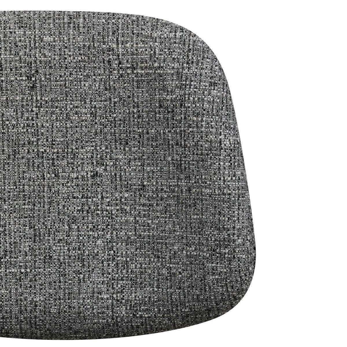 DREHSTUHL höhenverstellbar in Webstoff Grau - Schwarz/Grau, Textil/Metall (60/82/57cm) - Furnhouse