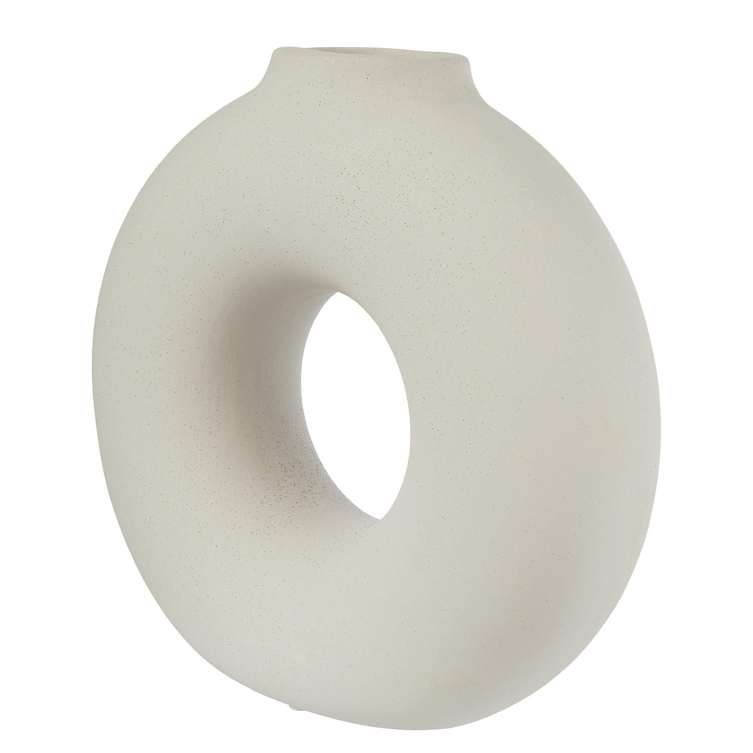 VASE Loop - Beige, Keramik (26cm) - BUTLERS