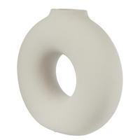 VASE Loop - Beige, Keramik (26cm) - BUTLERS