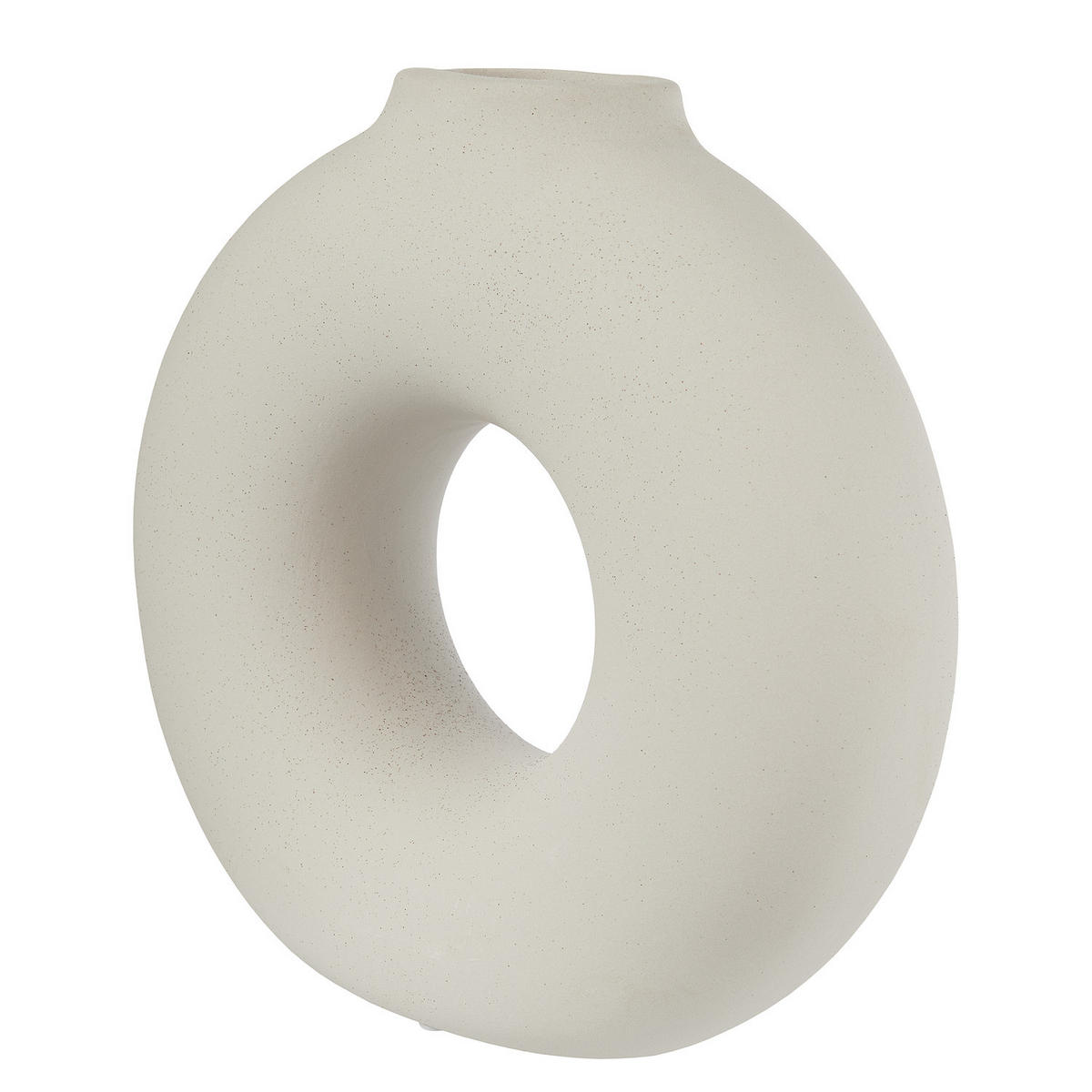 VASE Loop - Beige, Keramik (26cm) - BUTLERS