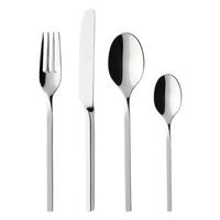 TAFELBESTECK NewWave edelstahl 24er Set - Edelstahlfarben, Metall - Villeroy & Boch