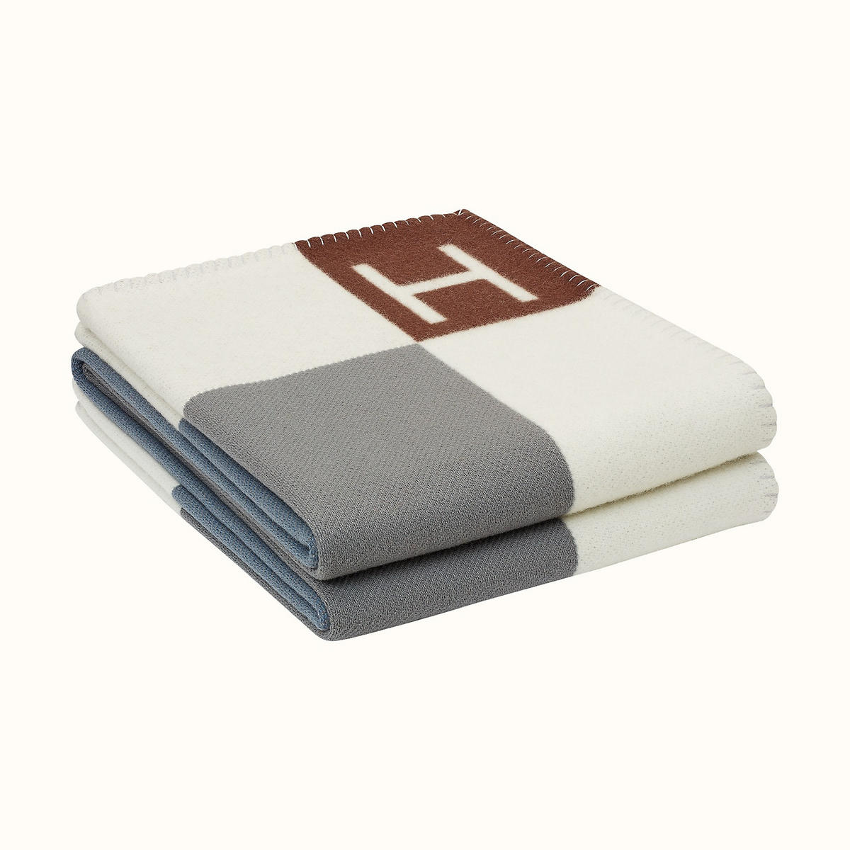 WOHNDECKE – 180 x 130 cm, Grau - Grau, Textil (180/130cm)