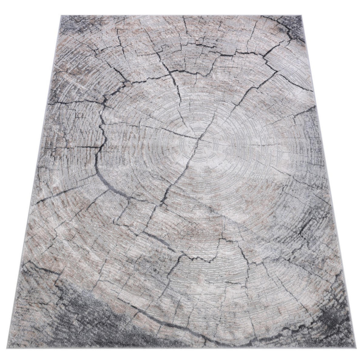KOBEREC grafitový sivý štruktúra - 140 x 200 cm - svetlosivá, textil (140/200cm) - Mazovia