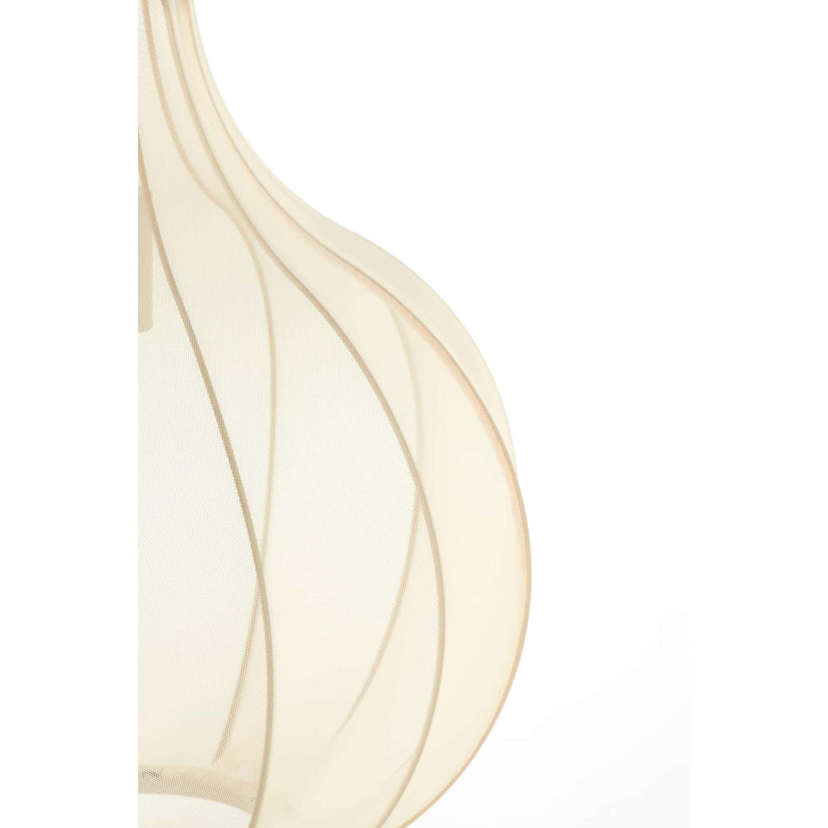 PENDELLEUCHTE Elati Braun 39/39/42 cm - Braun, Textil (39/39/42cm) - Light & Living