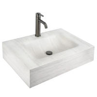 WANDWASCHBECKEN Rea Apollo Muralto Roma 80 - Weiß, Keramik (50/20/80cm) - REA