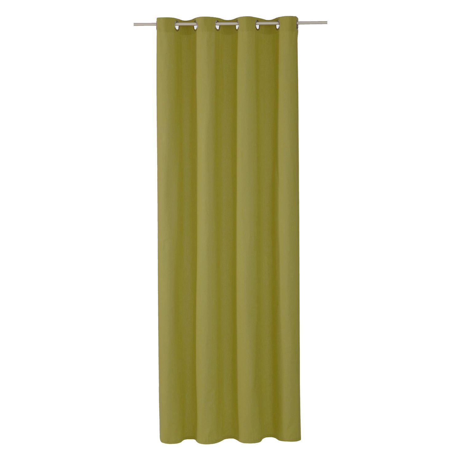 ÖSENVORHANG DOVE Blickdicht - Waldgrün, Textil (140/0.5/245cm) - Tom Tailor