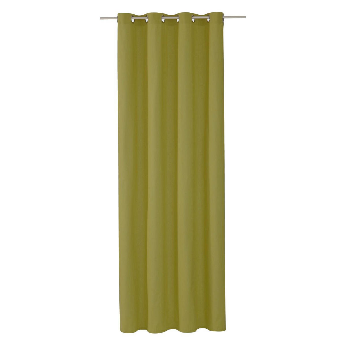 ÖSENVORHANG DOVE Blickdicht - Waldgrün, Textil (140/0.5/245cm) - Tom Tailor